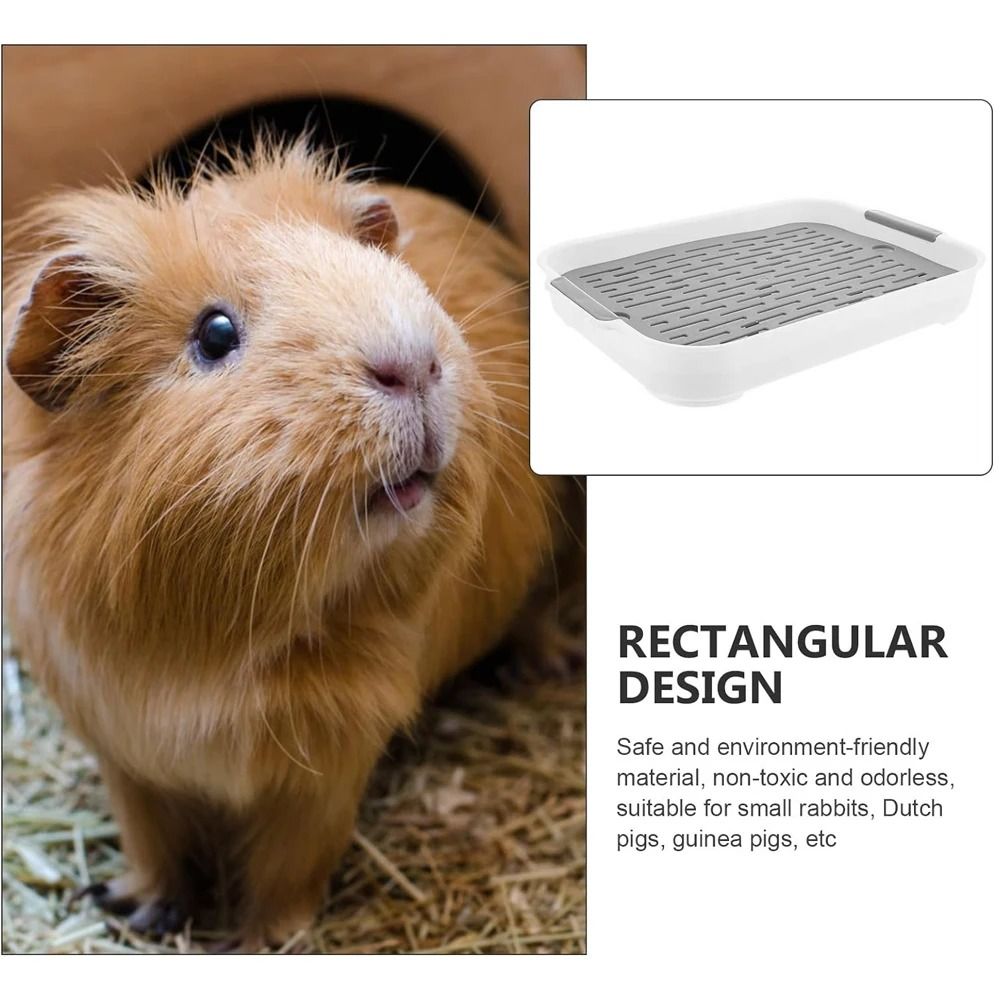 Rabbit And Small Pet Litter Box For Cage Corner Use