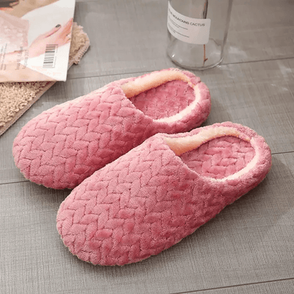 CozyCloud Unisex Fluffy Home Slippers Soft Lightweight Indoor Slides for Winter Comfort