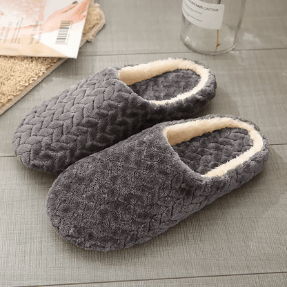 CozyCloud Unisex Fluffy Home Slippers Soft Lightweight Indoor Slides for Winter Comfort