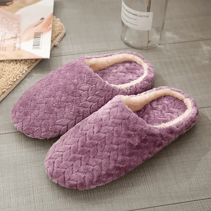 CozyCloud Unisex Fluffy Home Slippers Soft Lightweight Indoor Slides for Winter Comfort