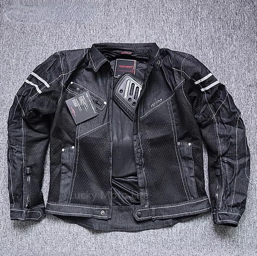 Mens Breathable Mesh Motorcycle Jacket With Protective Padding
