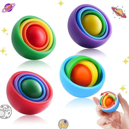 3D Rotation Ball Fidget Gyro Sensory Toy for Stress Relief
