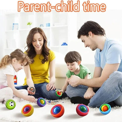 3D Rotation Ball Fidget Gyro Sensory Toy for Stress Relief