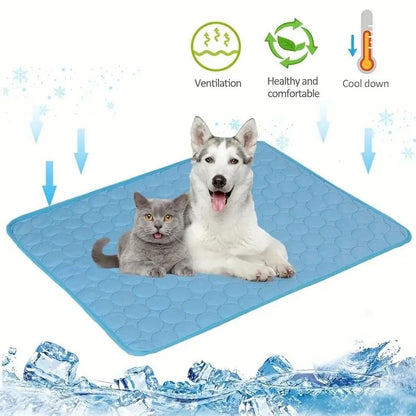 Dog Cooling Mat Summer Pet Cooling Bed for Small and Large Dogs