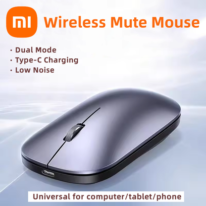 Wireless Silent Click Xiaomi Mouse, Type-C Charging, Office & Laptop Use