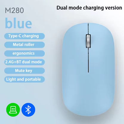 Wireless Silent Click Xiaomi Mouse, Type-C Charging, Office & Laptop Use