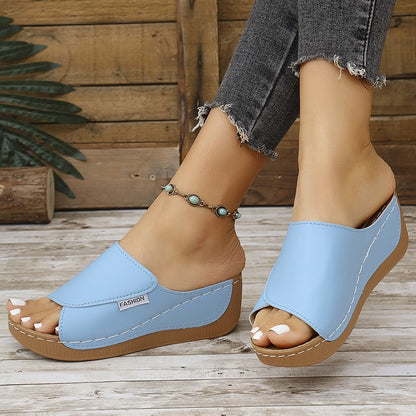 Stylish Summer Women Shoes Sandals, Non-Slip Wedge Slides, Party Slippers & Ladies Footwear for Casual or Dressy Outfit