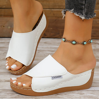 Stylish Summer Women Shoes Sandals, Non-Slip Wedge Slides, Party Slippers & Ladies Footwear for Casual or Dressy Outfit