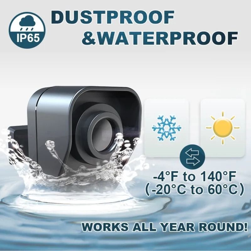 Driveway Alarm Long Range Wireless Motion Sensor System for Outdoor and Indoor Security