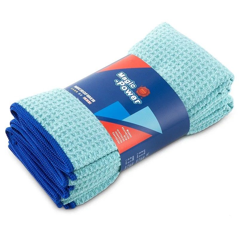 Super Absorbent Waffle Weave Microfiber Cleaning Cloth