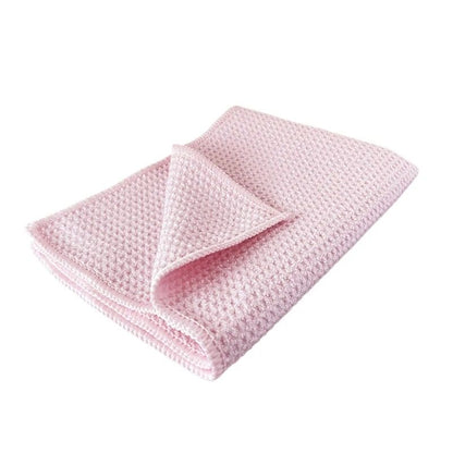 Super Absorbent Waffle Weave Microfiber Cleaning Cloth