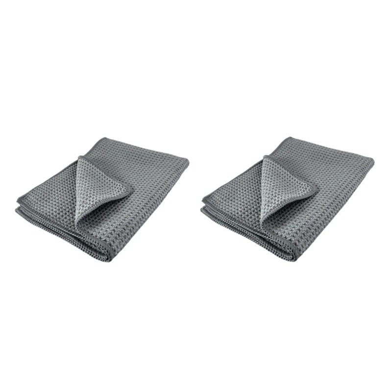 Super Absorbent Waffle Weave Microfiber Cleaning Cloth