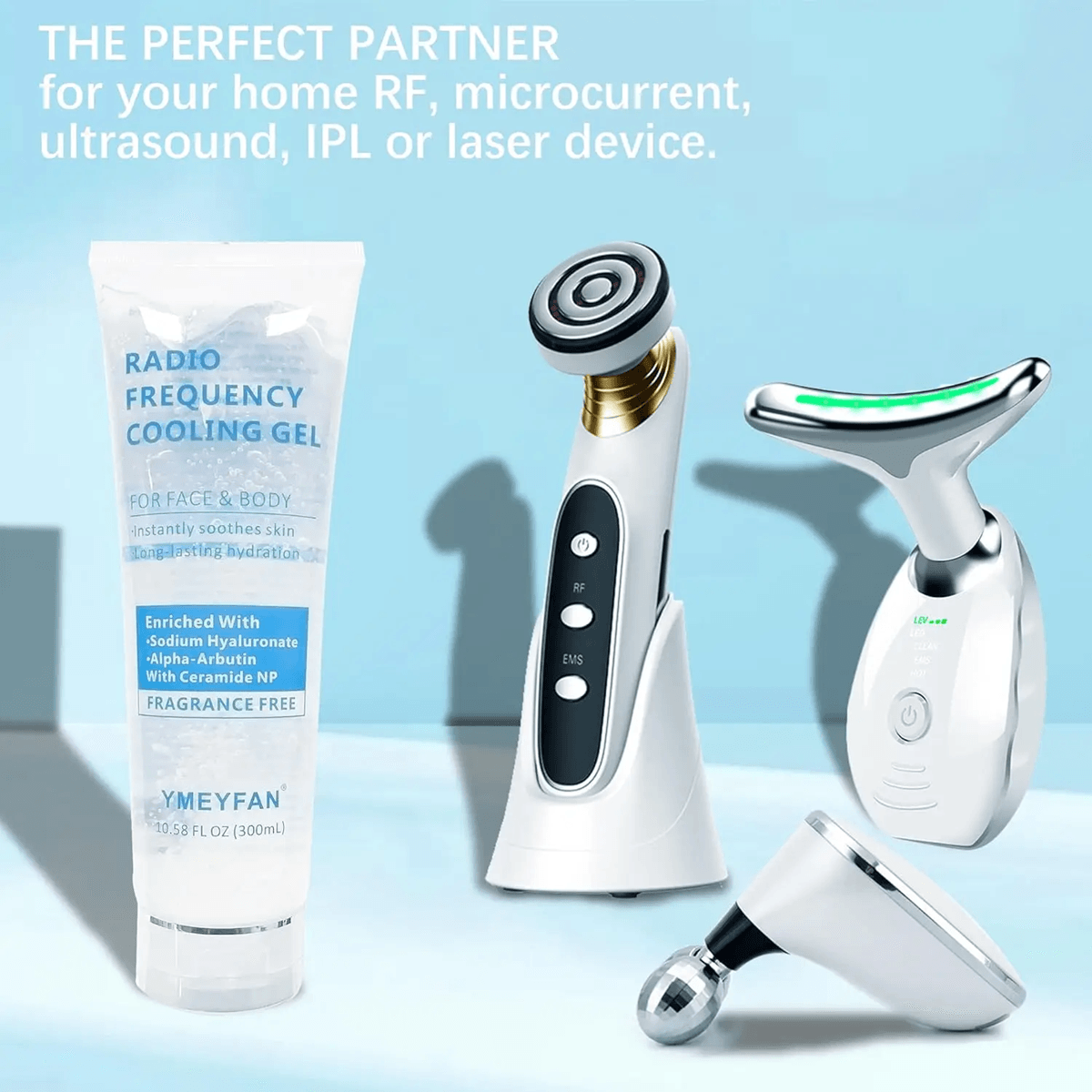 HydraGlow Cooling Gel – Professional Conductive Gel for IPL and EMS Treatments
