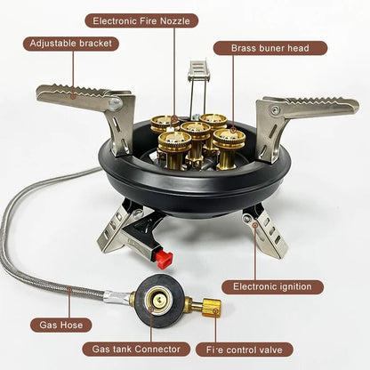 Portable Camping Gas Stove with High Pressure Burner