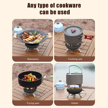 Portable Camping Gas Stove with High Pressure Burner