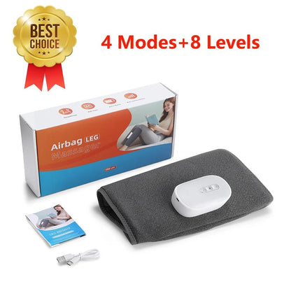 Electric 360 Degree Air Pressure Calf Massager Wireless Leg Compression with 3 Modes