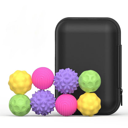 Silicone Magnetic Sensory Fidget Balls Set for Anxiety and Stress Relief