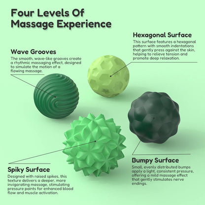 Silicone Magnetic Sensory Fidget Balls Set for Anxiety and Stress Relief