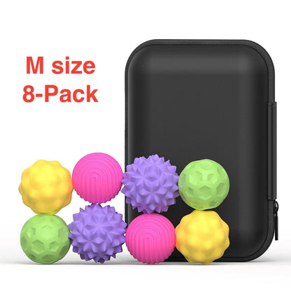 Silicone Magnetic Sensory Fidget Balls Set for Anxiety and Stress Relief