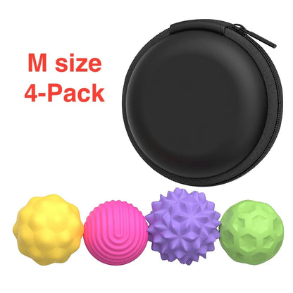 Silicone Magnetic Sensory Fidget Balls Set for Anxiety and Stress Relief