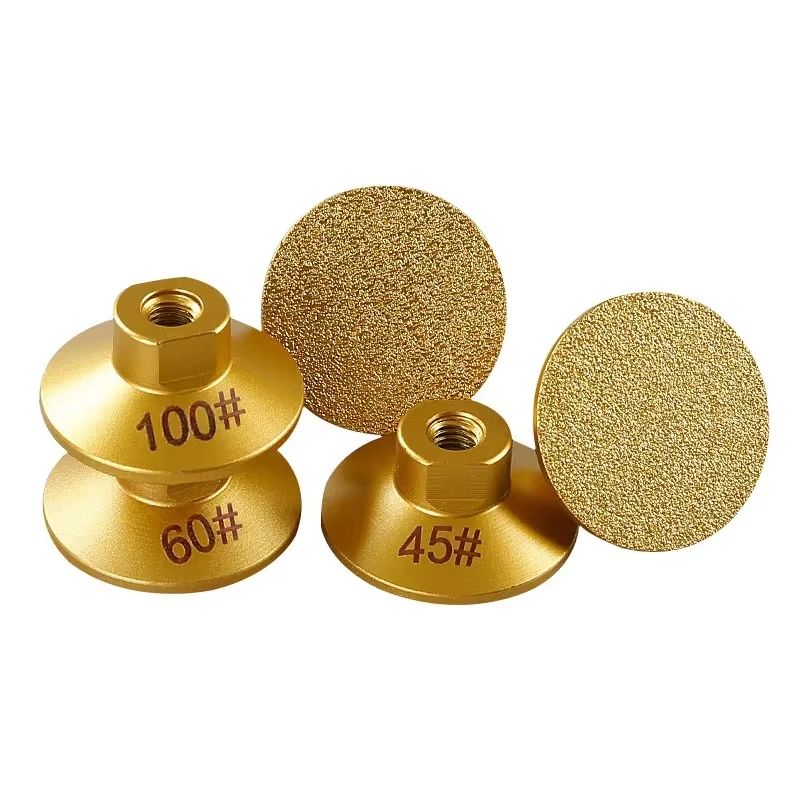 M10 Diamond Flat Grinding Head for Stone and Marble – Heavy-Duty Brazed Polishing Disc for Countertop Trimming & Finishi