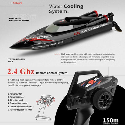 High Speed RC Racing Boat for Water Sports
