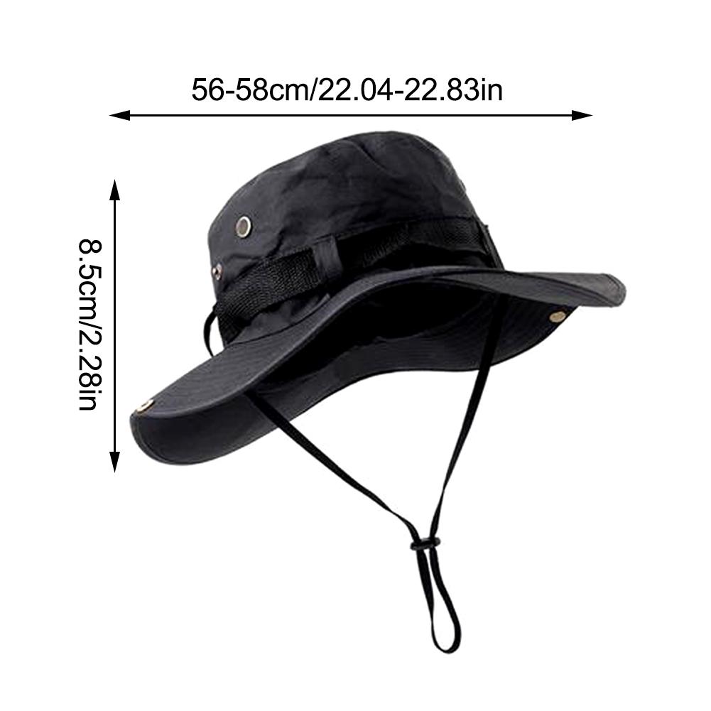 Wide Brim Sun Hat UV Protection Breathable Bucket Cap For Hiking Camping Fishing Outdoor Sun Protection Hats For Men Women