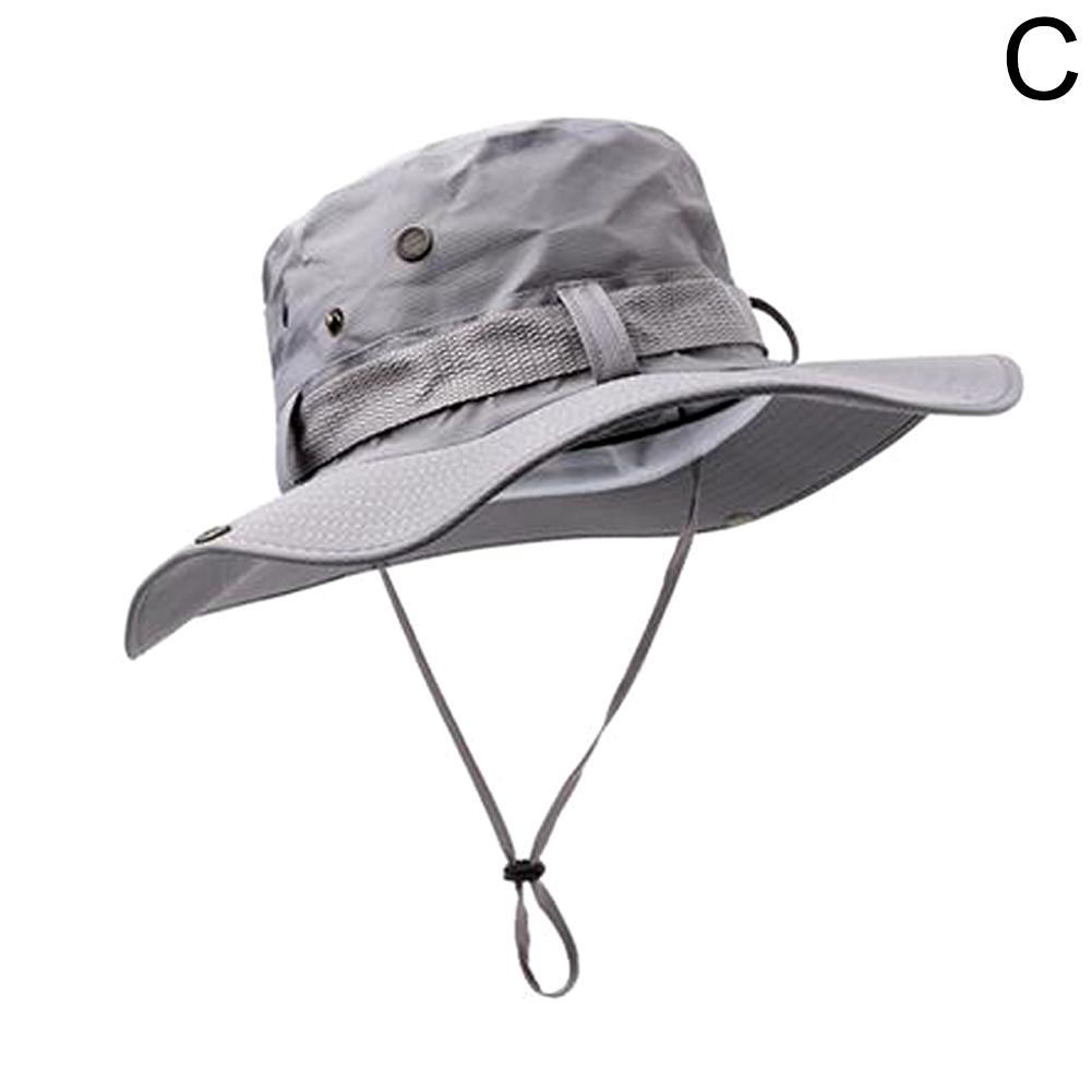 Wide Brim Sun Hat UV Protection Breathable Bucket Cap For Hiking Camping Fishing Outdoor Sun Protection Hats For Men Women