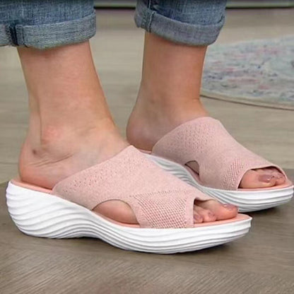Chic Fashion Summer Woman Sandals Shoes Wedge Women Shoe Soft Womens Sandals Slide Party Sandal Female Footwear