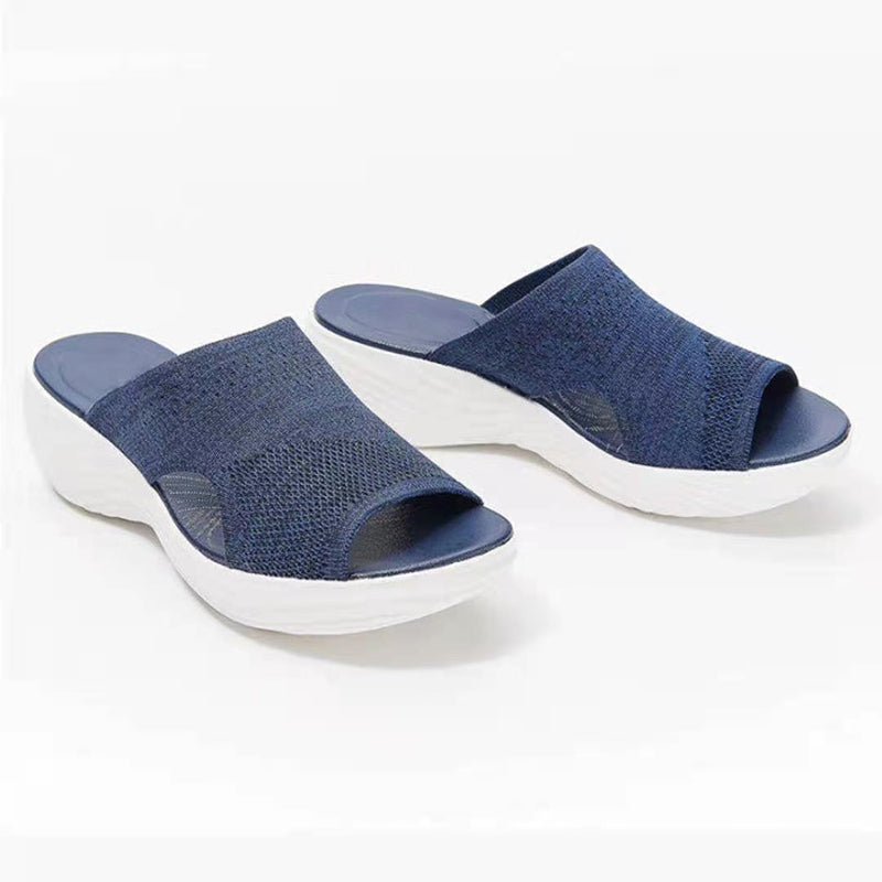 Chic Fashion Summer Woman Sandals Shoes Wedge Women Shoe Soft Womens Sandals Slide Party Sandal Female Footwear
