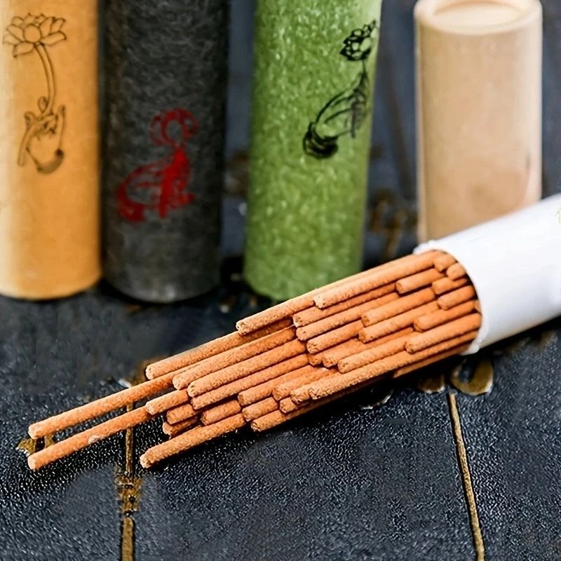 Sandalwood Incense Sticks Set 40 pcs for Home Aroma and Meditation