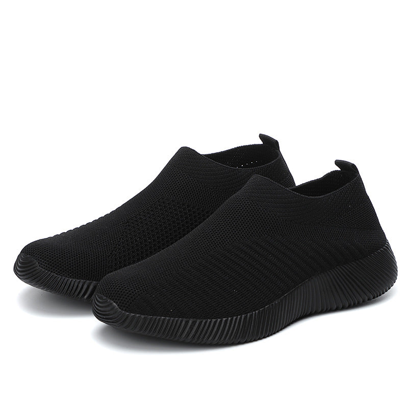 New Casual Womens Sneakers, Lightweight Slip On Breathable Vulcanized Walking Shoes for Ladies