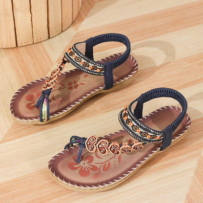Comfortable Women Sandals Shoes Summer Non-Slip Wedge Design, Casual Walking Shoes for Women Plus Size Sandal Footwear
