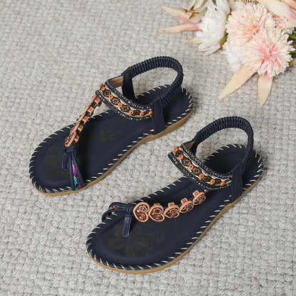 Comfortable Women Sandals Shoes Summer Non-Slip Wedge Design, Casual Walking Shoes for Women Plus Size Sandal Footwear