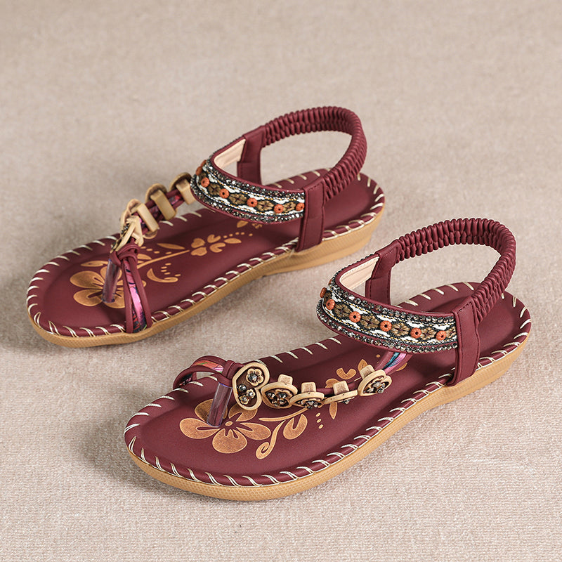 Comfortable Women Sandals Shoes Summer Non-Slip Wedge Design, Casual Walking Shoes for Women Plus Size Sandal Footwear