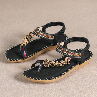 Comfortable Women Sandals Shoes Summer Non-Slip Wedge Design, Casual Walking Shoes for Women Plus Size Sandal Footwear