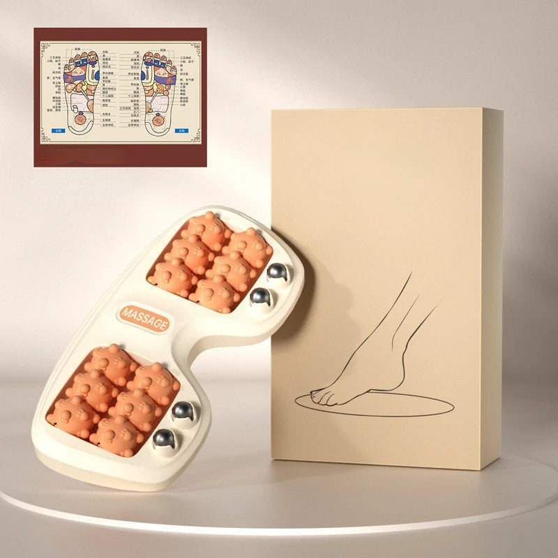 Foot Massager Roller, Trigger Point Reflexology Tool, Relax Roller for Feet, Acupressure Massage for Plantar Fasciitis
