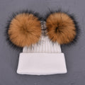 white natural fur