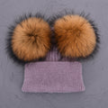 purple natural fur