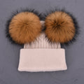beige natural fur