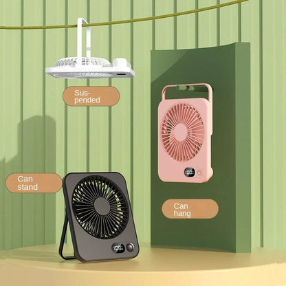 Ultra Quiet Foldable Desktop Fan Mini Office Table Fan