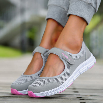 Womens Soft Flat Casual Sneakers, Slip-On Breathable Vulcanized Shoes for Everyday Comfort & Style