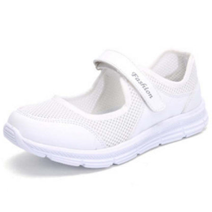 Womens Soft Flat Casual Sneakers, Slip-On Breathable Vulcanized Shoes for Everyday Comfort & Style
