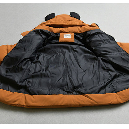 Long Version Winter Parkas for Kids, Warm, Thicken Windbreaker Jackets, Boys and Girls Toddler Outerwear Coats, Baby