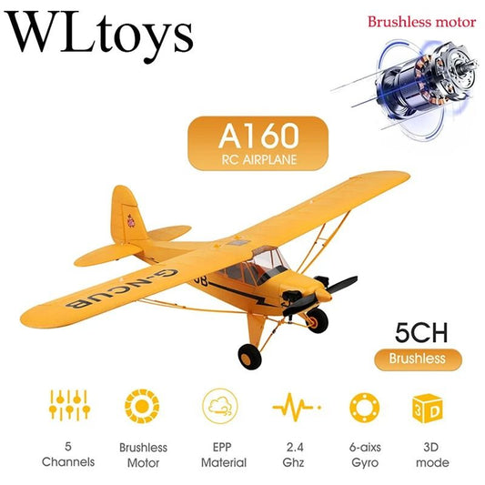 RC Plane RTF 2.4G Brushless Motor Remote Control Airplane with 3D and 6G Flight Modes Ready To Fly