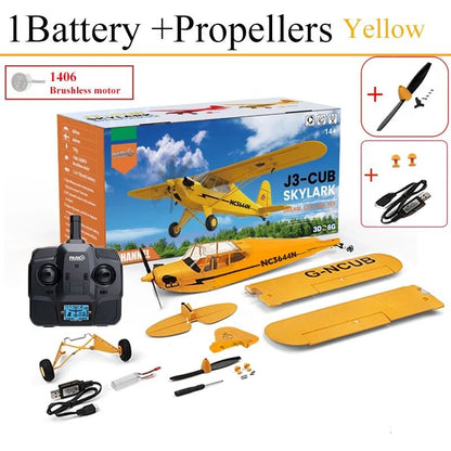 RC Plane RTF 2.4G Brushless Motor Remote Control Airplane with 3D and 6G Flight Modes Ready To Fly