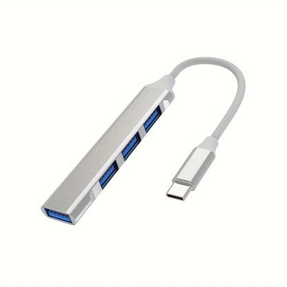 4 Port Type C USB Hub Splitter Adapter for Laptop and Computer