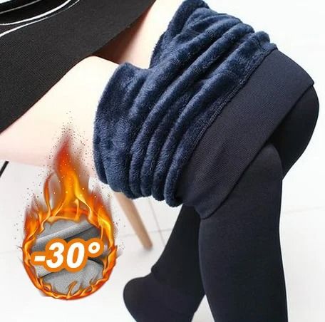Womens Super Thick Winter Thermal Leggings Fleece Lined