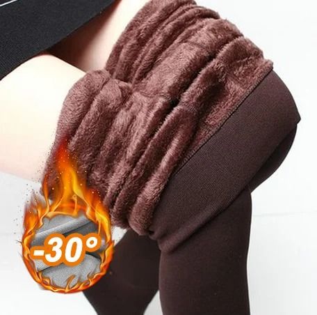 Womens Super Thick Winter Thermal Leggings Fleece Lined