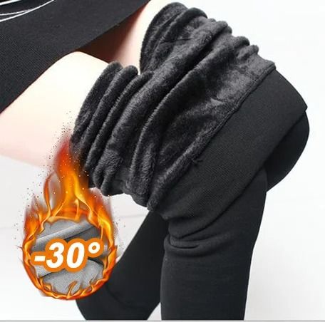 Womens Super Thick Winter Thermal Leggings Fleece Lined